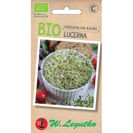 Nasiona na kiełki - Lucerna BIO 5 g