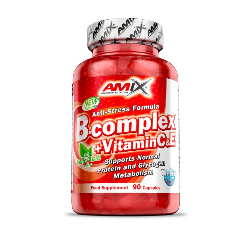 B-COMPLEX +VITAMIN C&E - 90kaps [Amix]