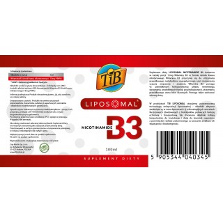 LIPOSOMAL NICOTINAMIDE B3 - 100ml [TiB®]