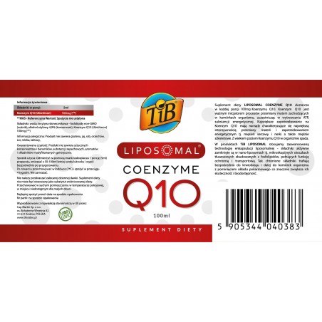 LIPOSOMAL COENZYME Q10 - 100ml [TiB®]